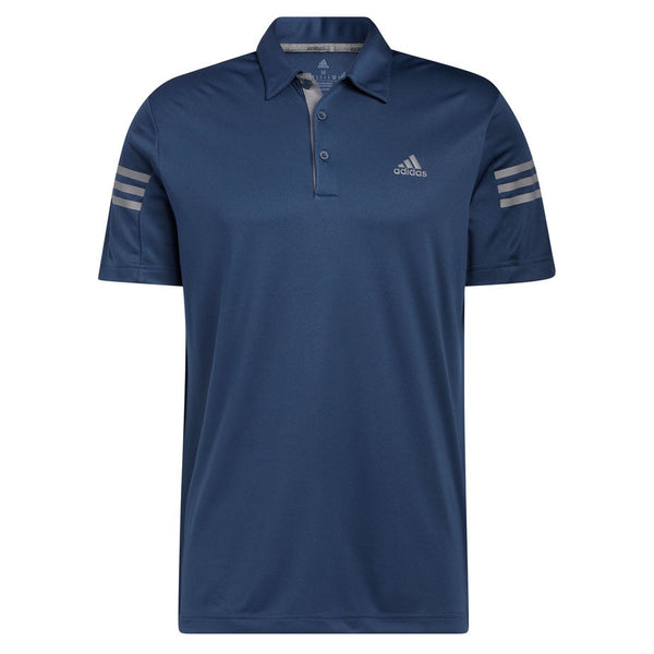 adidas Mens  3-Stripes Primegreen Polo