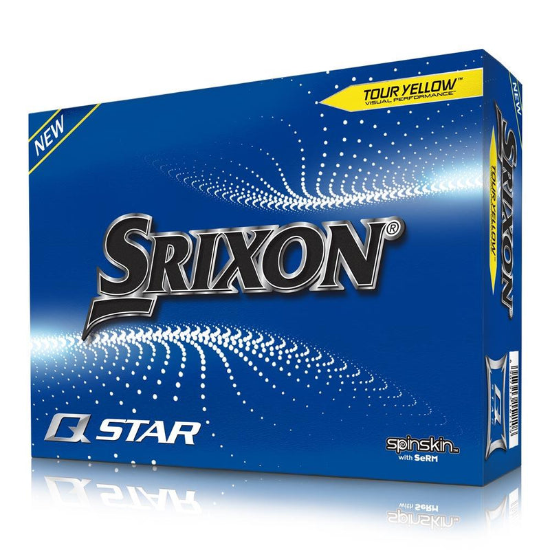 Srixon Q-Star Tour Yellow Golf Balls V6 - 3 Dozen