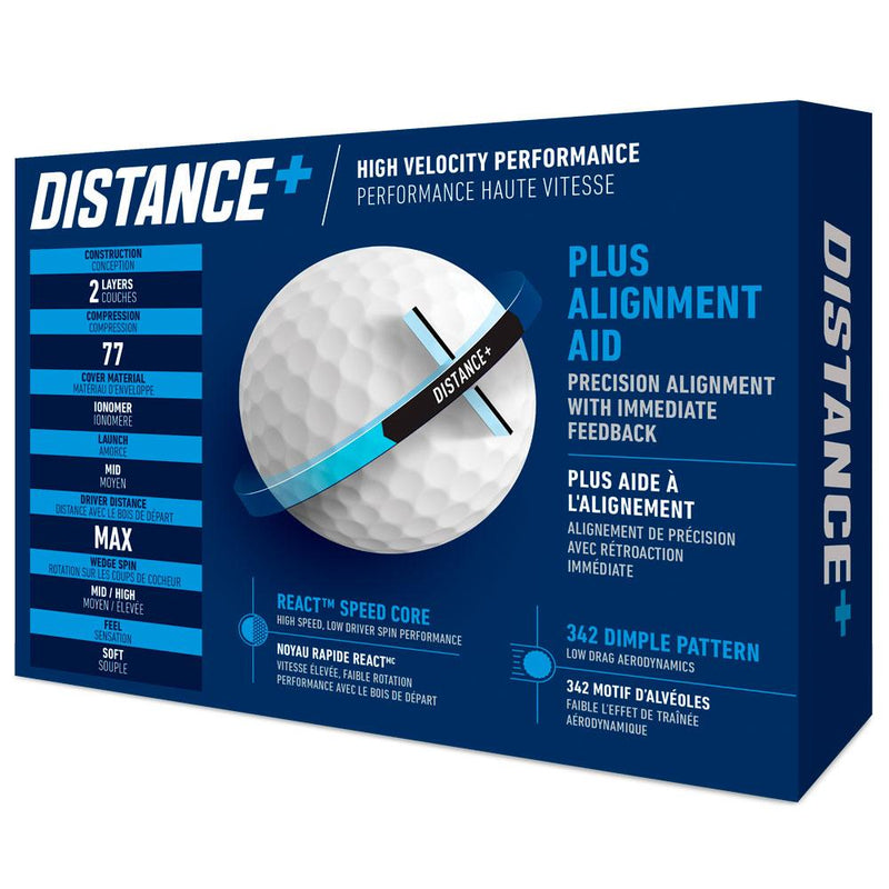 TaylorMade Distance+ Golf Balls '21 - Dozen